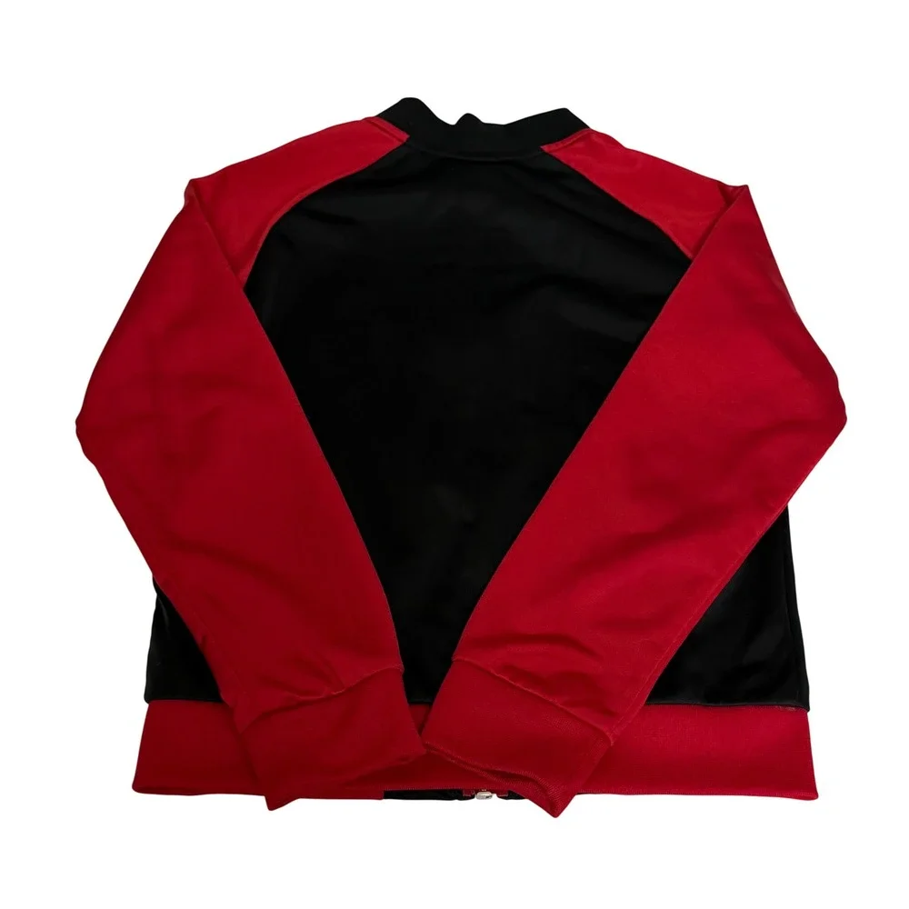 Jordan Kids Black Red Full Zip‎ Jumpman Track Jacket Size 7 Gorpcore Athletic